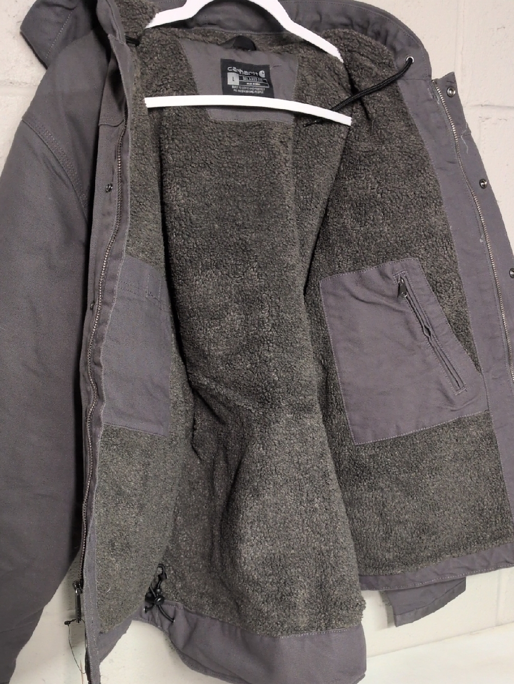 NWT Carhartt Bartlett Duck Jacket Men’s Large | Relaxed Workwear Utility Coat - Picture 11 of 16